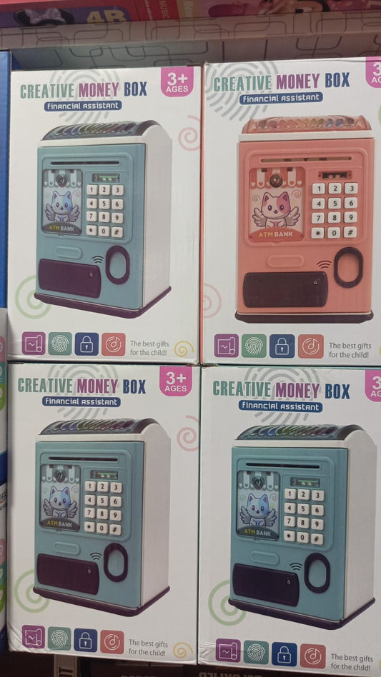 Creative Money Box ATM Machine | Password & Fingerprint Protection