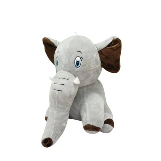 Adorable Sitting Baby Elephant Stuffed Toy – 30cm Soft Plush Animal Doll for Kids, Toddlers & Babies – Cuddly Grey Elephant Toy with Floppy Ears – Perfect for Snuggling, Gifting & Nursery Decor