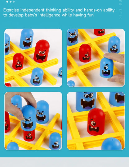 🎮✨ Tic Tac Toe Game | 2️⃣ Player Board Fun | 🍔 Big Eat Small Challenge ✨🎮