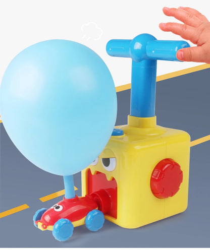 Balloon Launcher & Powered Car Toy Set for Kids air Power Balloons Car