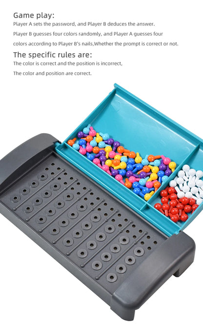 Funny Battle Code-Breaking Puzzle Game | 2-Player Educational Family Board Game for Kids & Adults