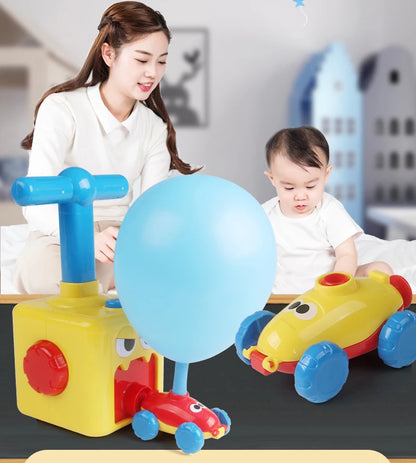 Balloon Launcher & Powered Car Toy Set for Kids air Power Balloons Car
