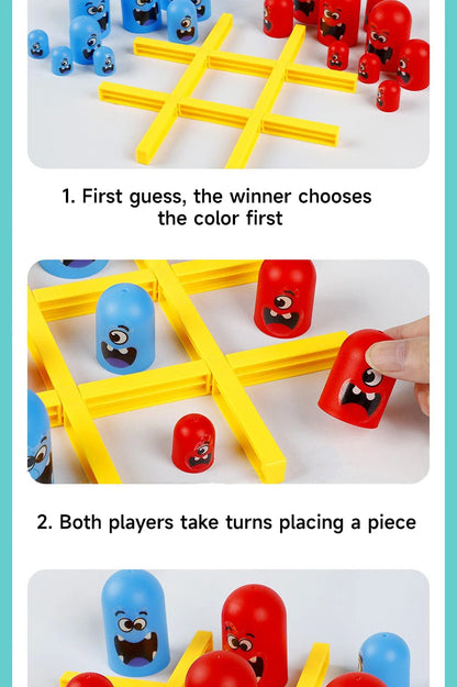 🎮✨ Tic Tac Toe Game | 2️⃣ Player Board Fun | 🍔 Big Eat Small Challenge ✨🎮