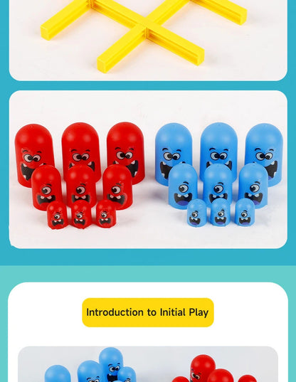 🎮✨ Tic Tac Toe Game | 2️⃣ Player Board Fun | 🍔 Big Eat Small Challenge ✨🎮