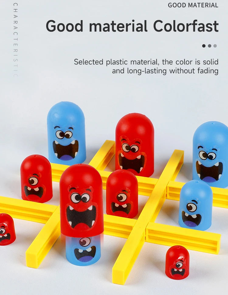 🎮✨ Tic Tac Toe Game | 2️⃣ Player Board Fun | 🍔 Big Eat Small Challenge ✨🎮