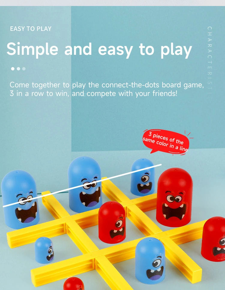 🎮✨ Tic Tac Toe Game | 2️⃣ Player Board Fun | 🍔 Big Eat Small Challenge ✨🎮