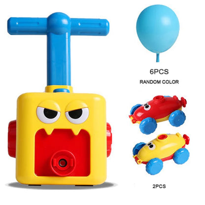Balloon Launcher & Powered Car Toy Set for Kids air Power Balloons Car