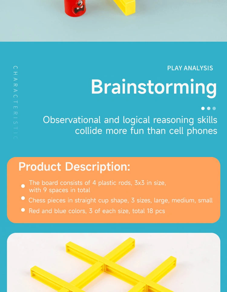 🎮✨ Tic Tac Toe Game | 2️⃣ Player Board Fun | 🍔 Big Eat Small Challenge ✨🎮