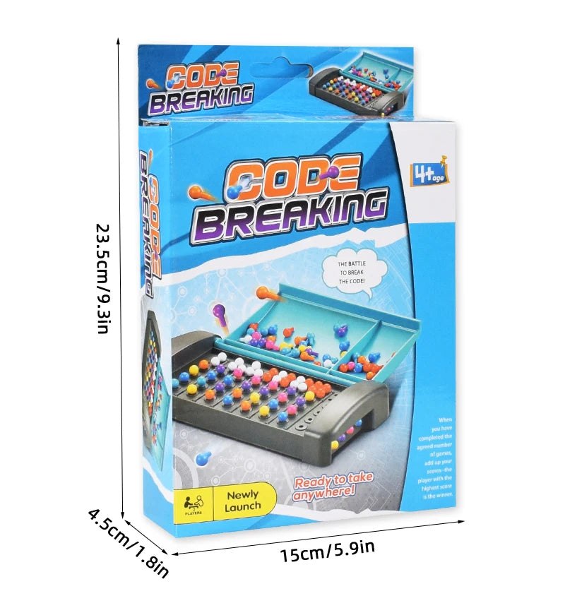 Funny Battle Code-Breaking Puzzle Game | 2-Player Educational Family Board Game for Kids & Adults