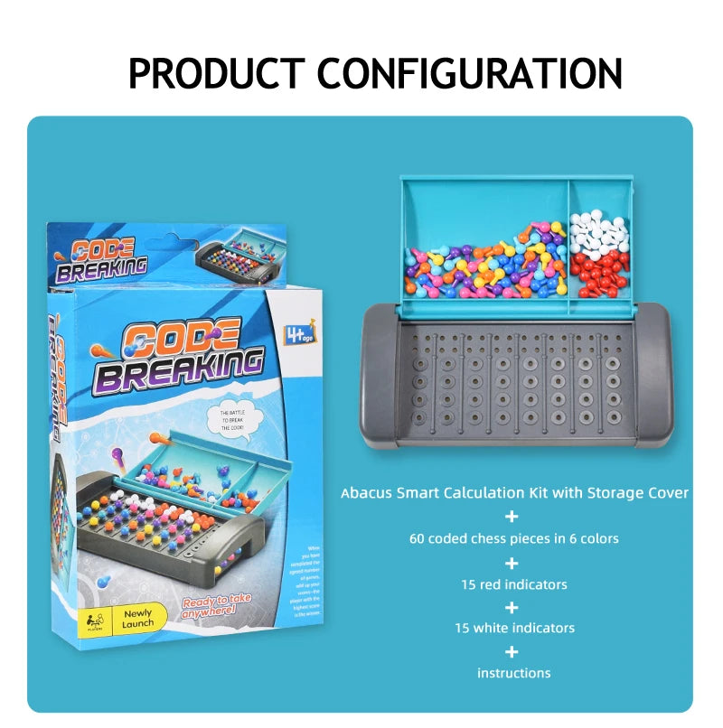 Funny Battle Code-Breaking Puzzle Game | 2-Player Educational Family Board Game for Kids & Adults