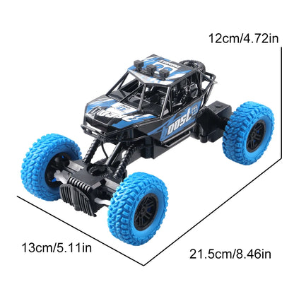 2.4G Remote Control Off-Road Climbing Car – Collision Resistant, LED Lights, Rechargeable Toy Car for Kids
