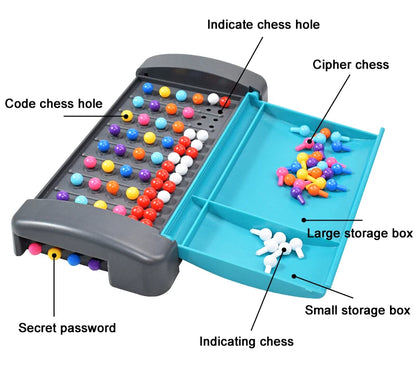 Funny Battle Code-Breaking Puzzle Game | 2-Player Educational Family Board Game for Kids & Adults