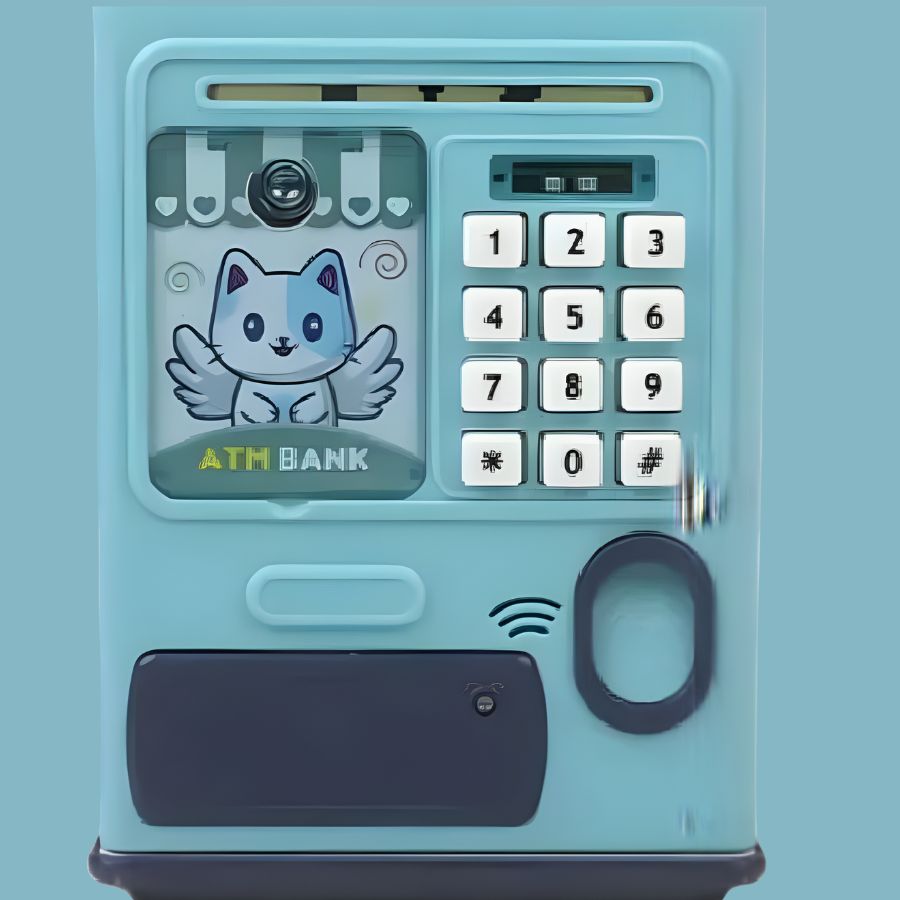 Creative Money Box ATM Machine | Password & Fingerprint Protection