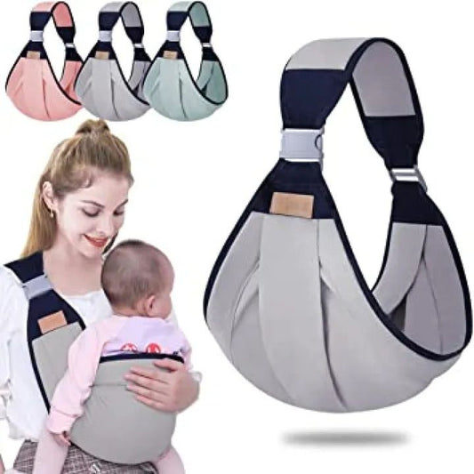 Adjustable Newborn Baby Carrier Sling Wrap 👶 | Breathable, Soft & Ergonomic Baby Backpack for Feeding & Travel