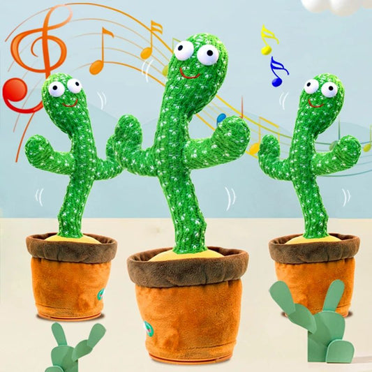 Dancing Cactus Plush Toy – Fun Gift for Kids & Adults 🎁