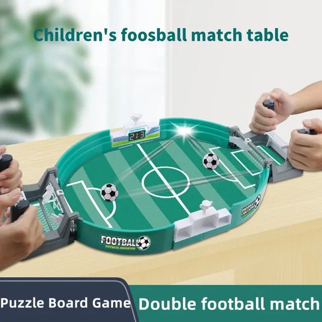 ⚽ Mini Desktop Table Football Game – 2-in-1 Foosball & Hockey 🎉