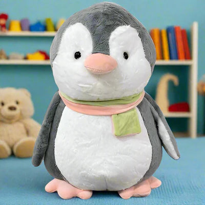 Scarf Penguin Plush Figure | Fluffy & Soft Stuffed Animal Penguin Plush Toy For Kids – 35 Cm