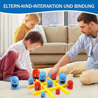 🎮✨ Tic Tac Toe Game | 2️⃣ Player Board Fun | 🍔 Big Eat Small Challenge ✨🎮